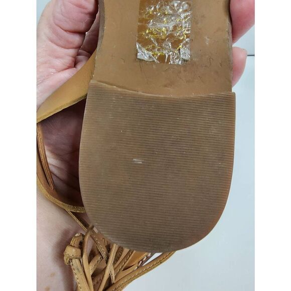 Madewell The Wave Lace Up Gladiator Sandals Sz 7 - Picture 8 of 10